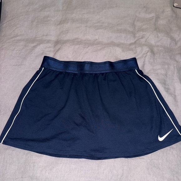 Nike Dresses & Skirts - Nike Blue and White Mini Tennis Skirt